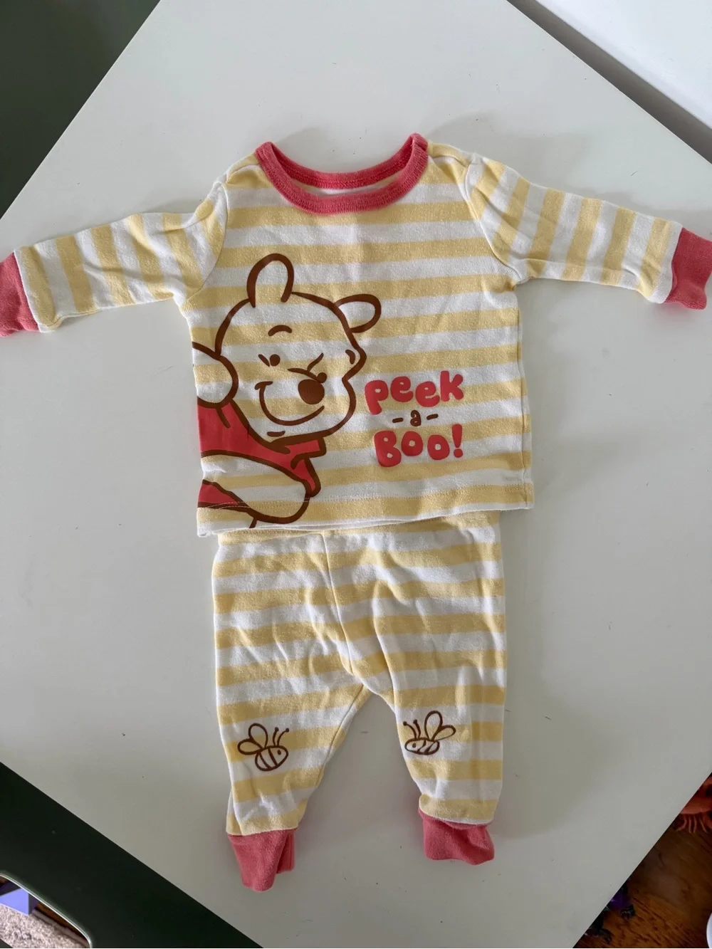 Disney Store Winnie the Pooh Baby Pajama Set